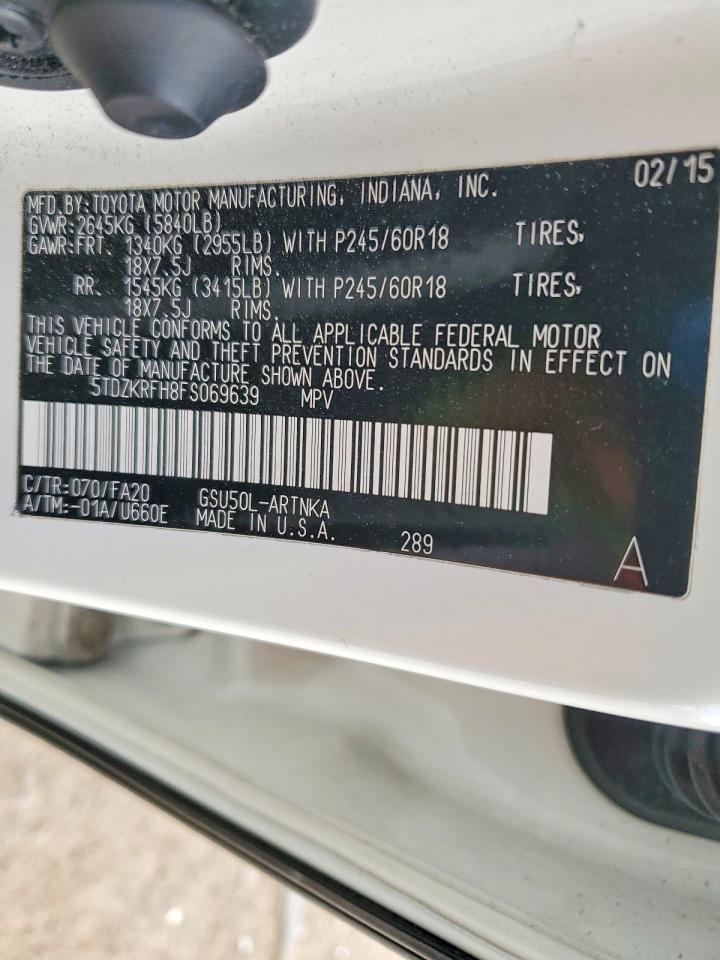 2015 Toyota Highlander Le Plus - zdjęcie 13