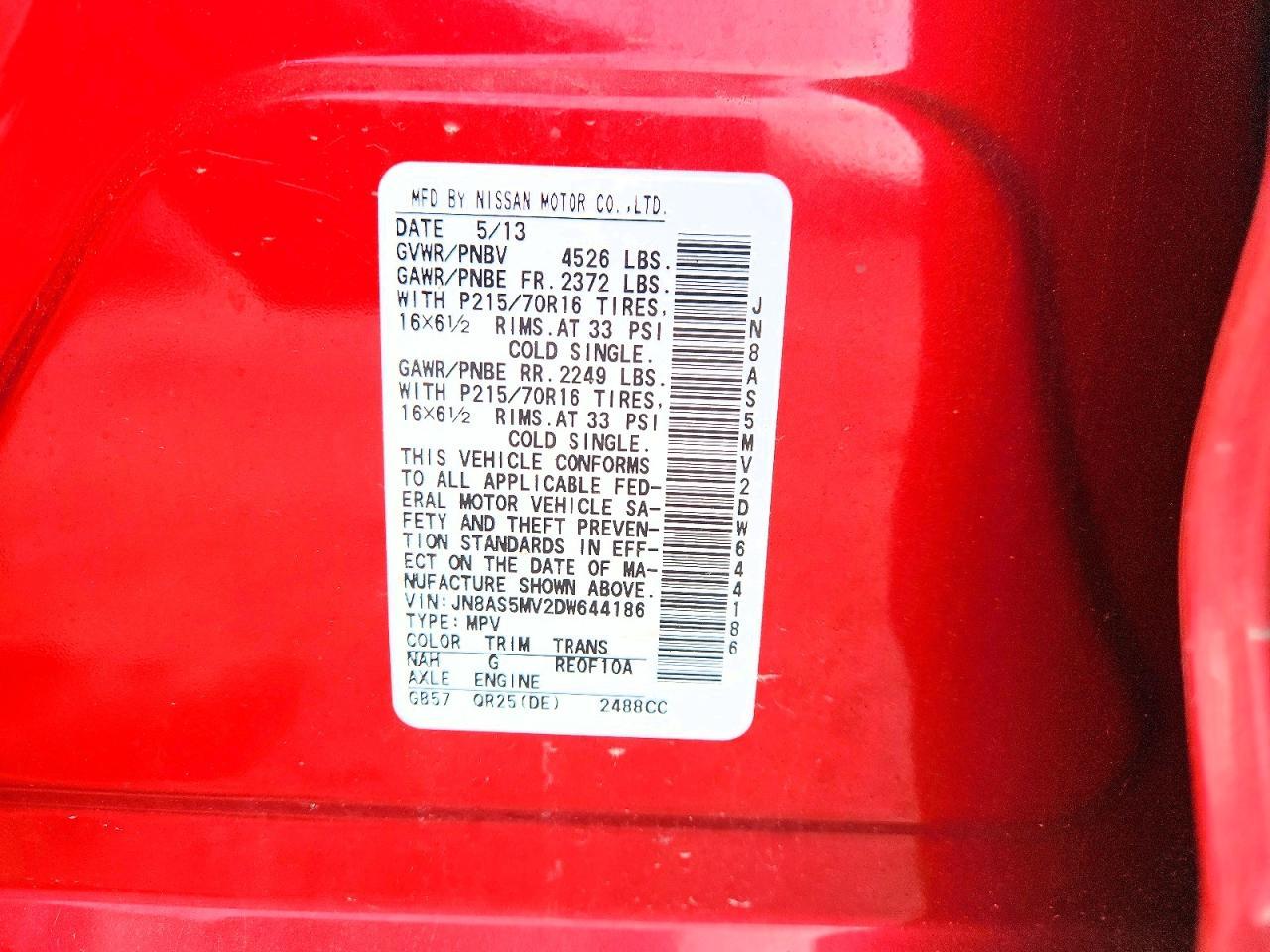 2013 Nissan Rogue S - zdjęcie 13