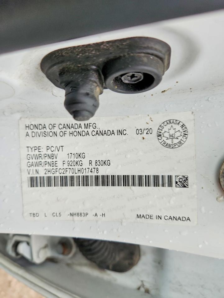 2020 Honda Civic Ex - zdjęcie 12