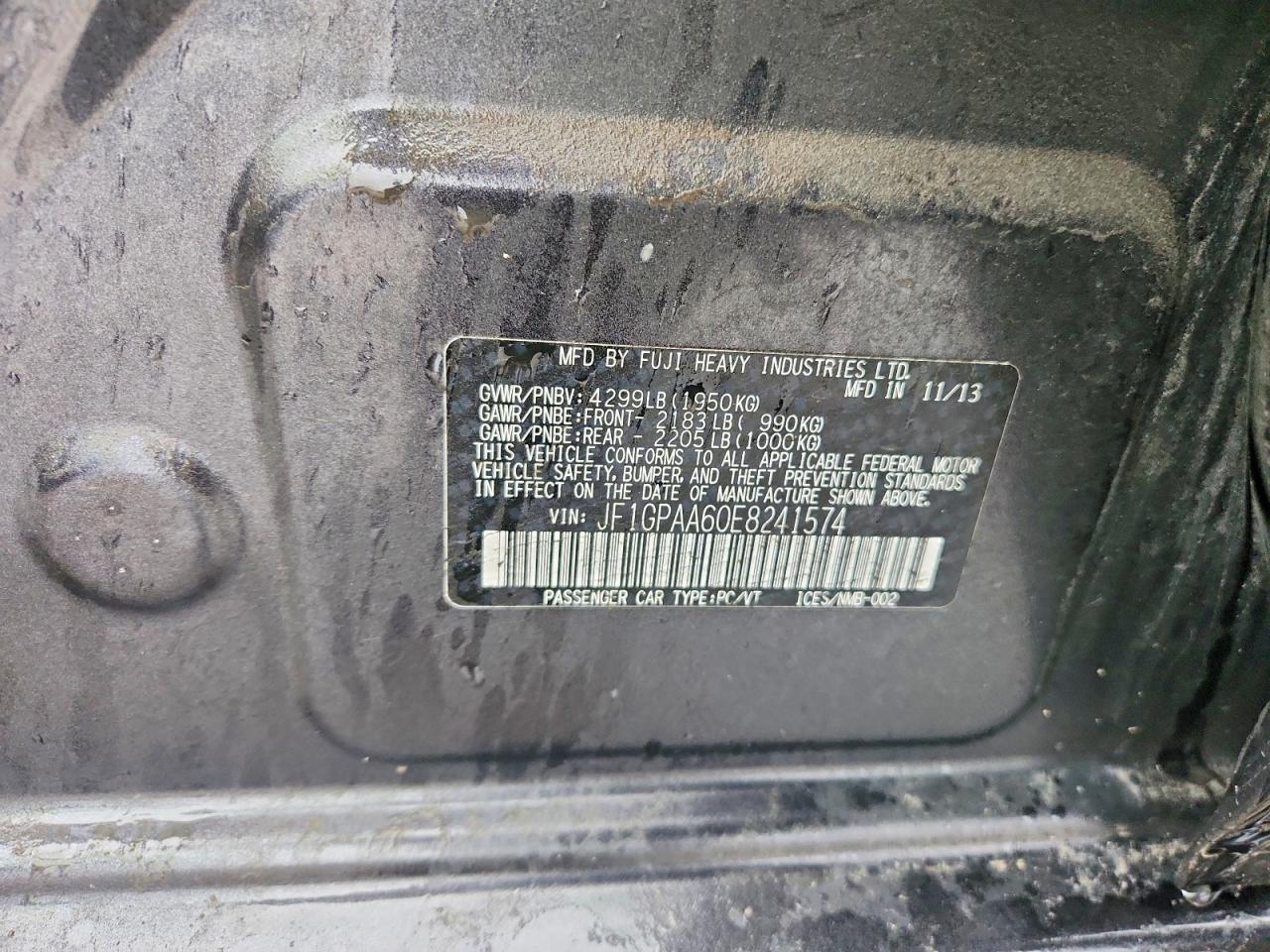 2014 Subaru Impreza - zdjęcie 12