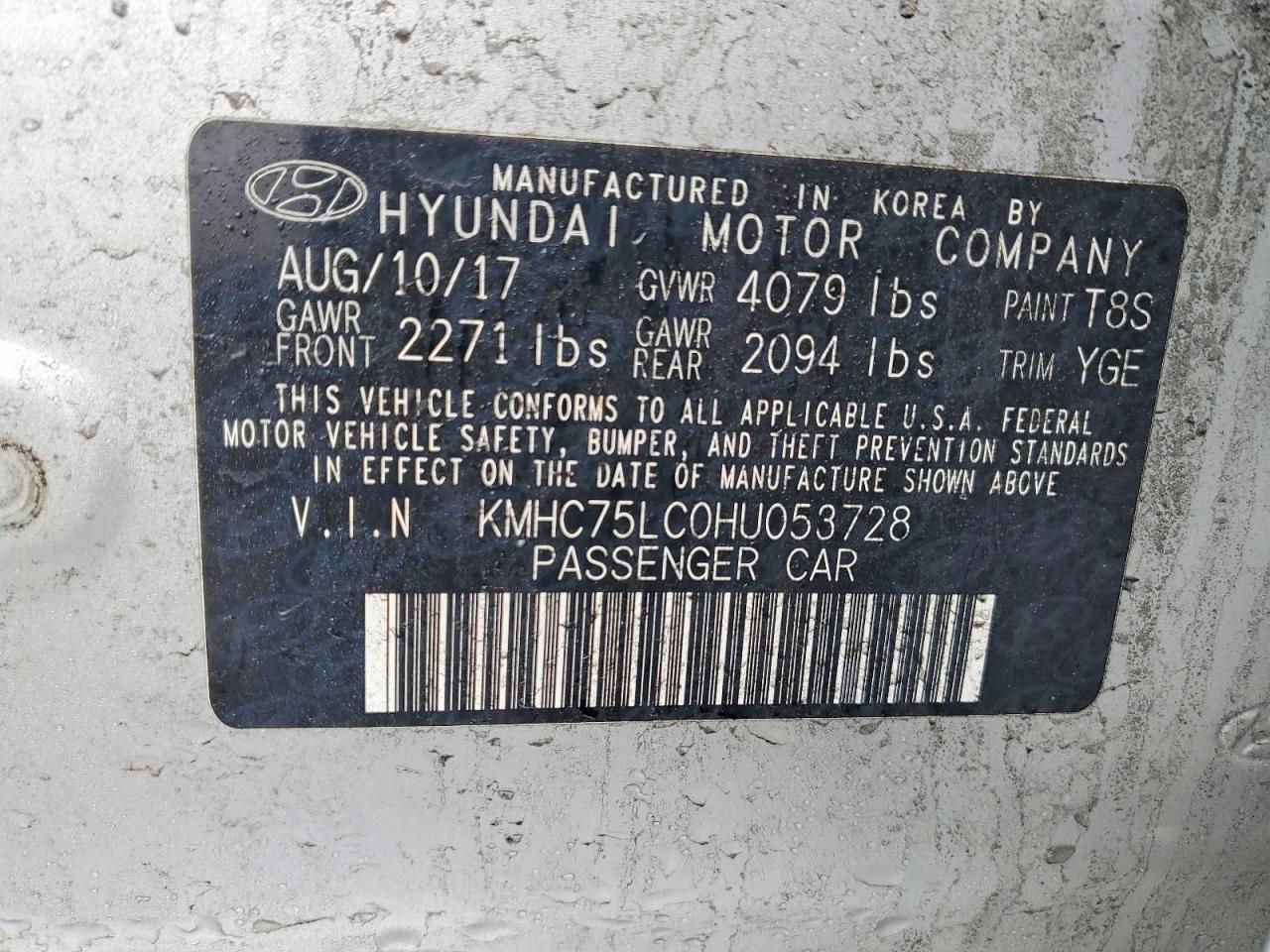 2017 Hyundai Ioniq Hybrid Sel - zdjęcie 12