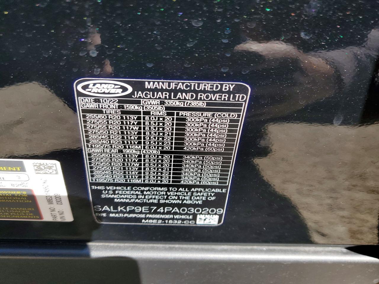 2023 Land Rover Range Rover Se - zdjęcie 13