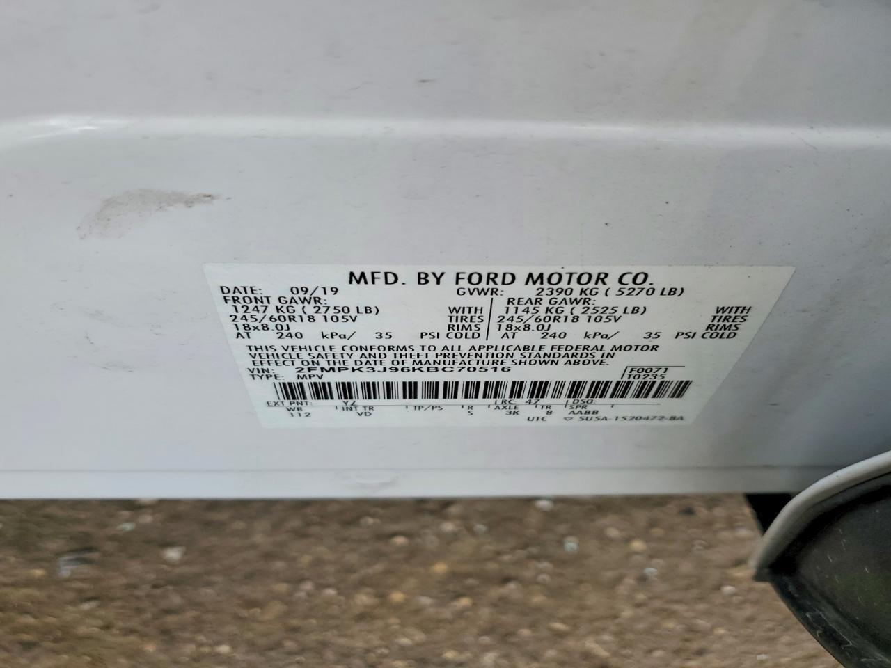 2019 Ford Edge Sel - zdjęcie 13