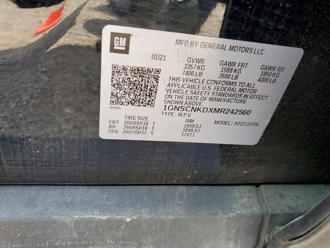 2021 Chevrolet Tahoe C1500 Lt - zdjęcie 13