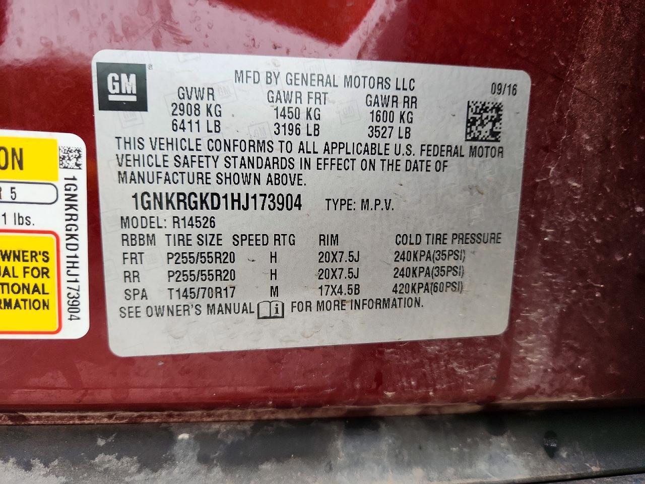 2017 Chevrolet Traverse Lt - zdjęcie 13