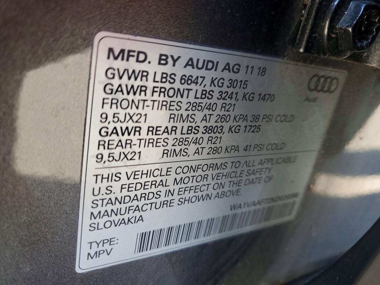 2019 Audi Q7 Prestige - zdjęcie 13