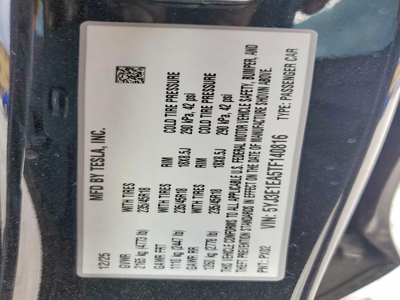 2026 Tesla Model 3 - zdjęcie 13