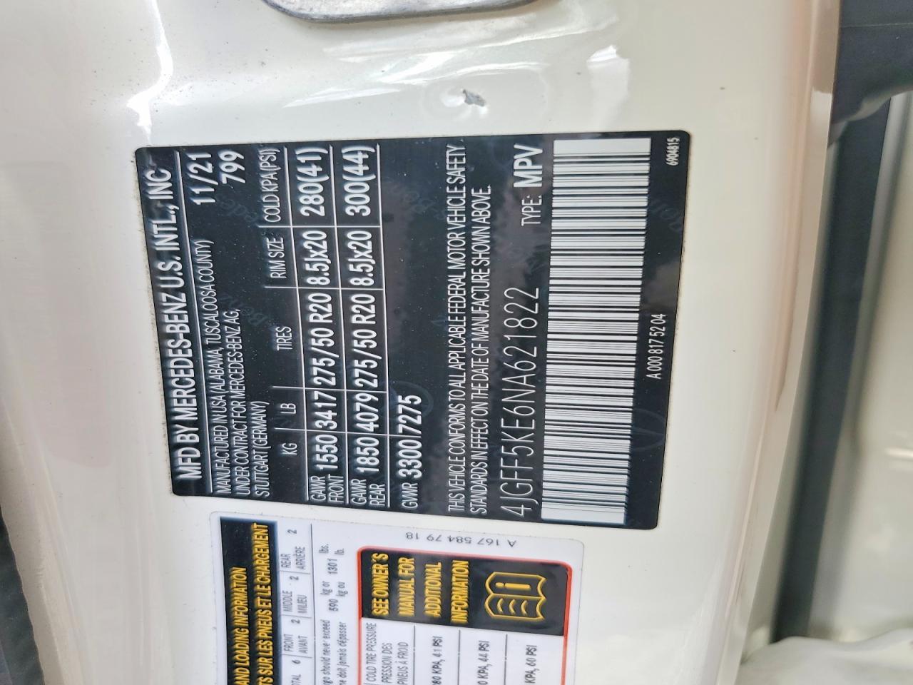 2022 Mercedes-Benz Gls 450 4Matic - zdjęcie 13