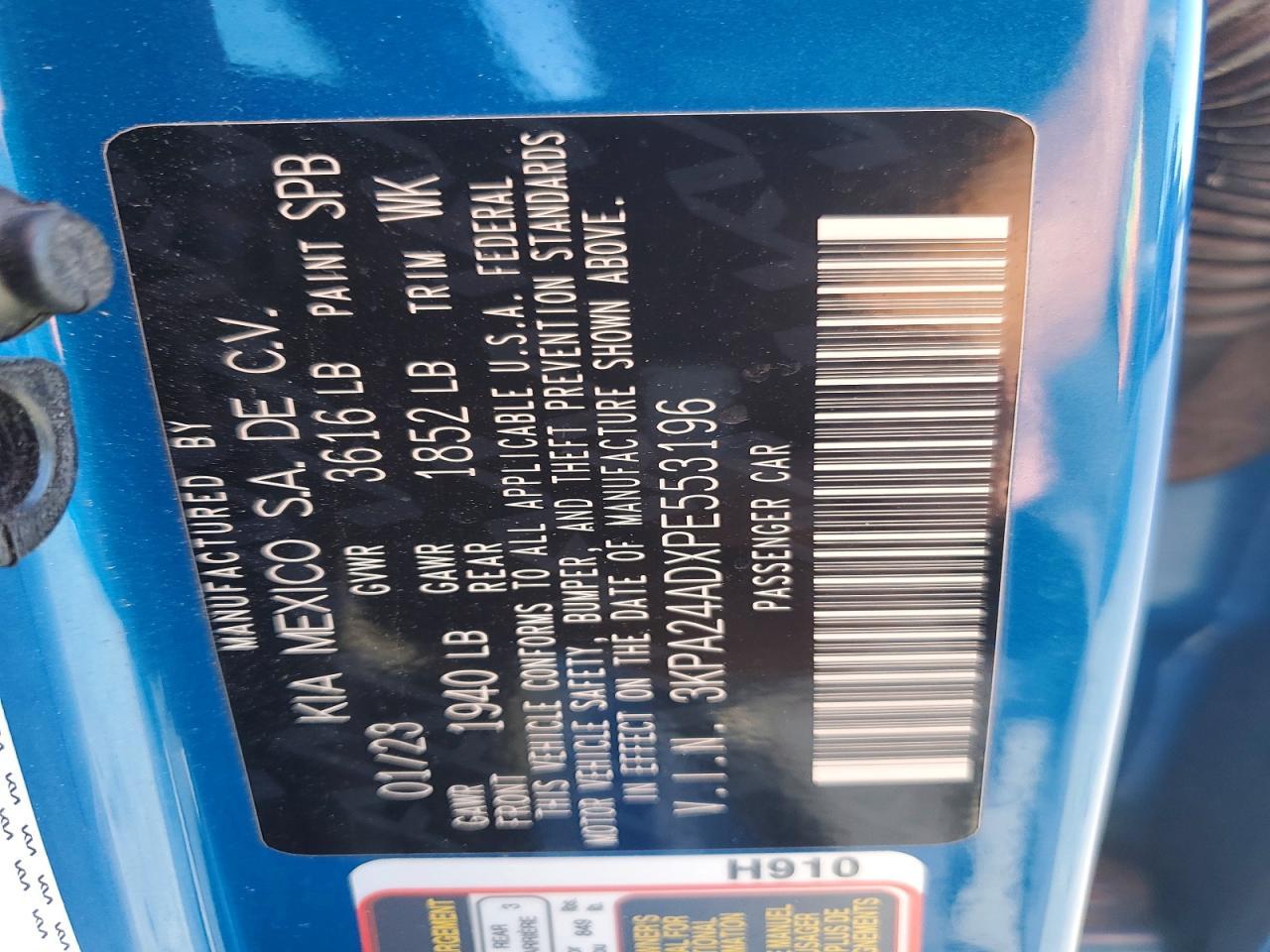 2023 Kia Rio S - zdjęcie 12