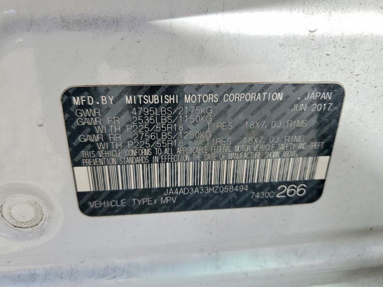 2017 Mitsubishi Outlander Se - zdjęcie 14