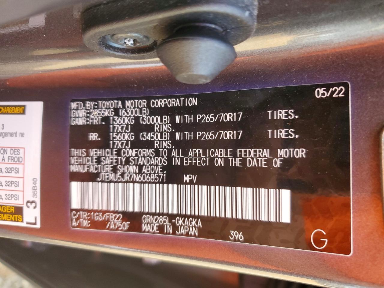 2022 Toyota 4Runner Sr5 - zdjęcie 13