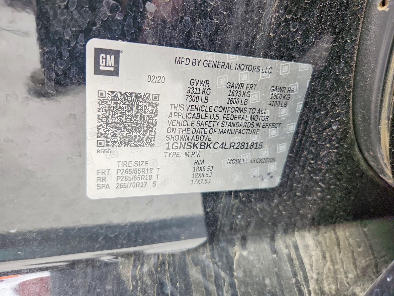 2020 Chevrolet Tahoe K1500 Lt - zdjęcie 13