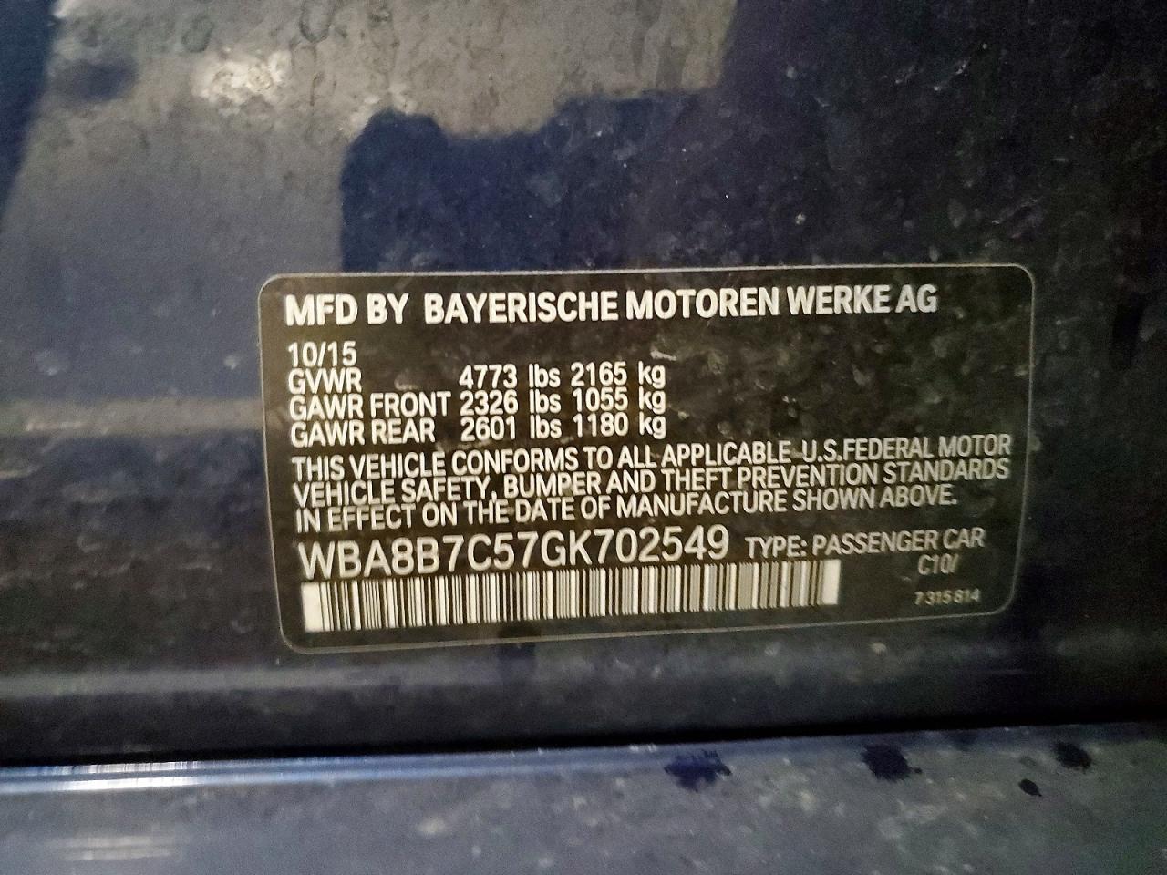 2016 BMW 340 Xi - zdjęcie 12