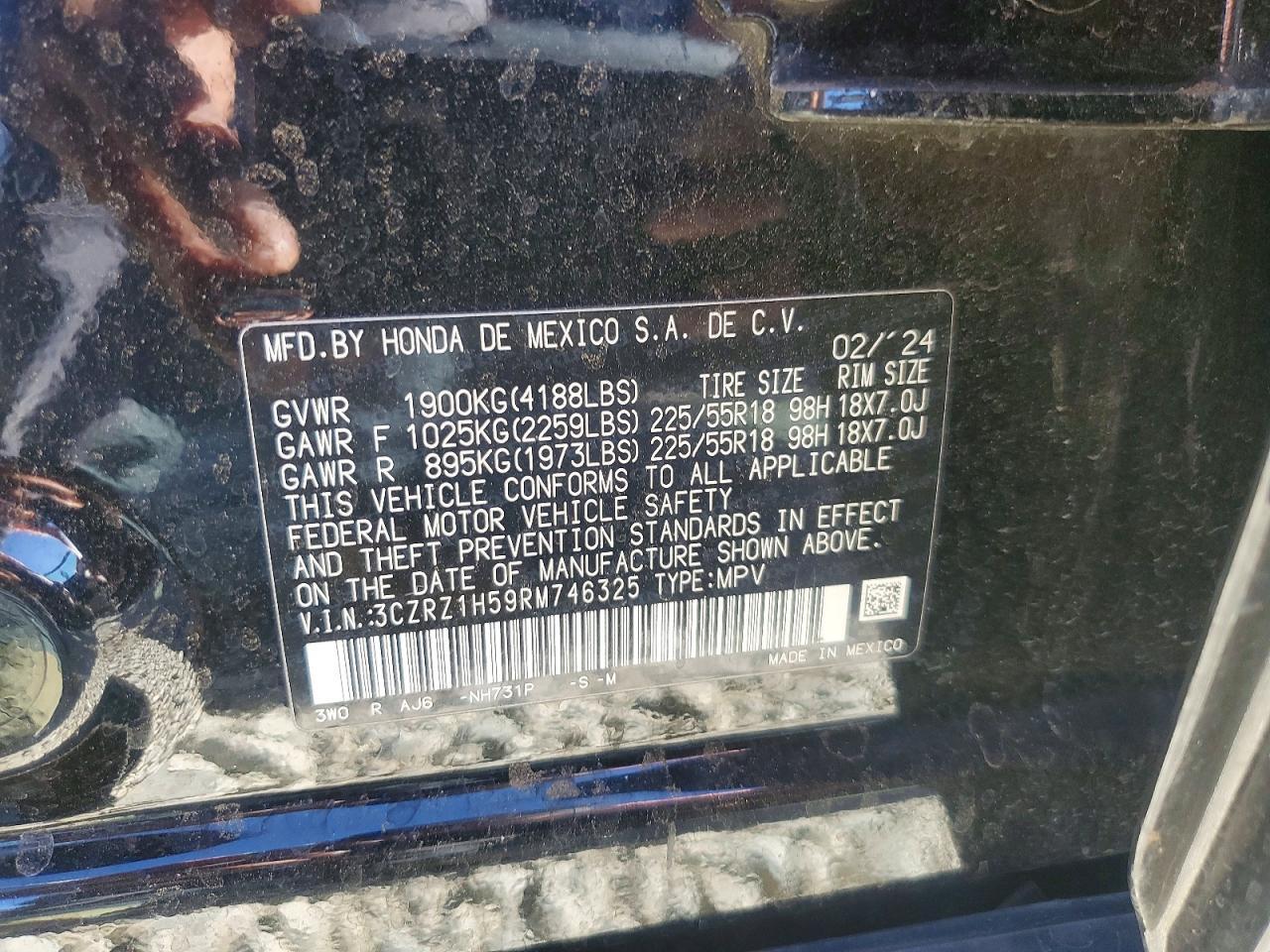 2024 Honda Hr-V Sport - zdjęcie 13