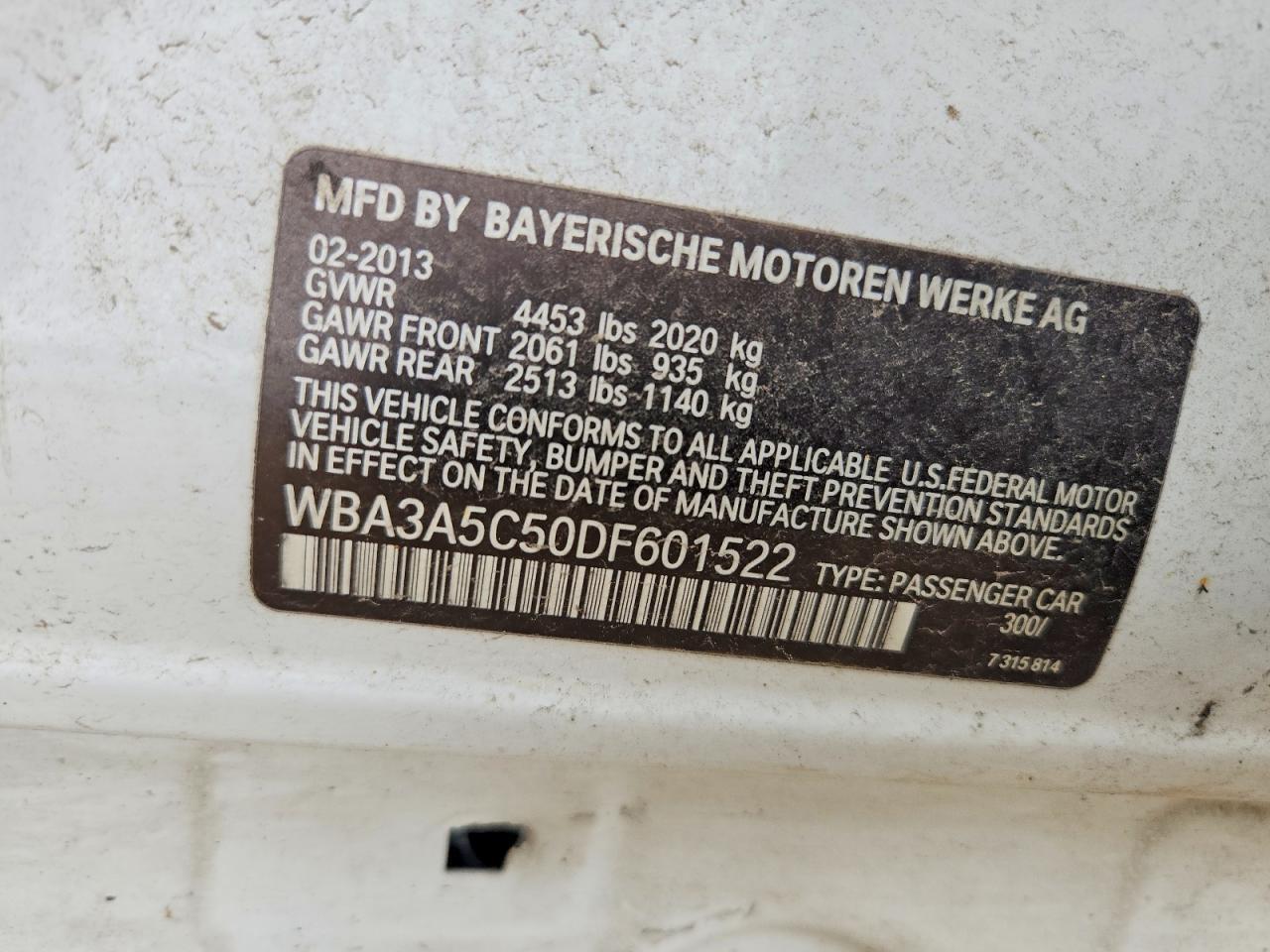 2013 BMW 328 I - zdjęcie 12