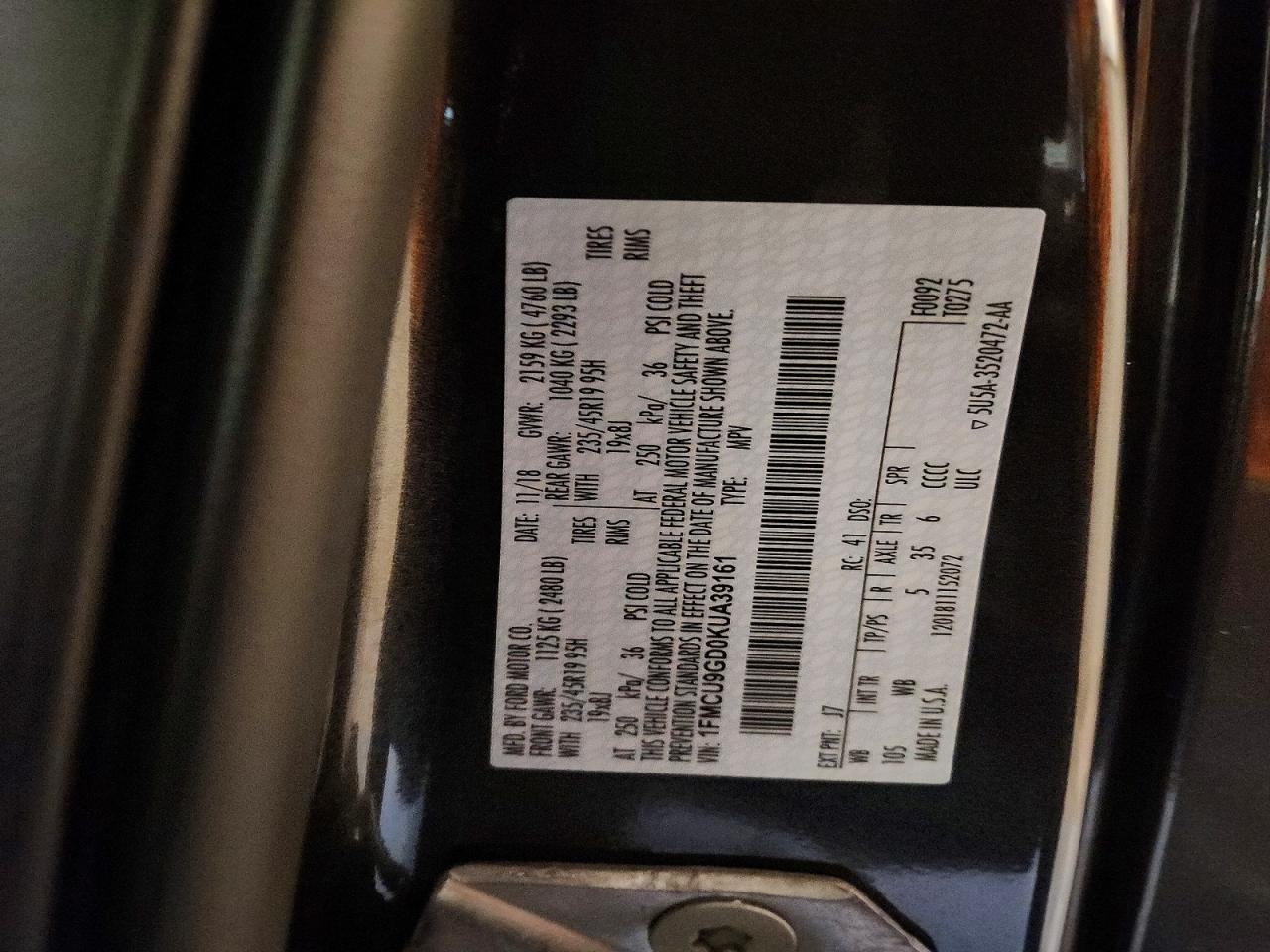 2019 Ford Escape Se - zdjęcie 12