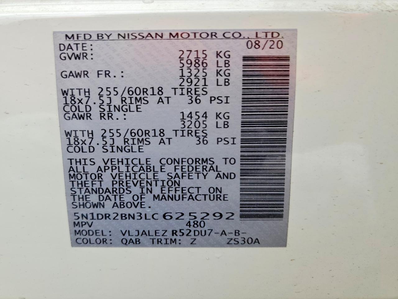 2020 Nissan Pathfinder Sv - zdjęcie 13