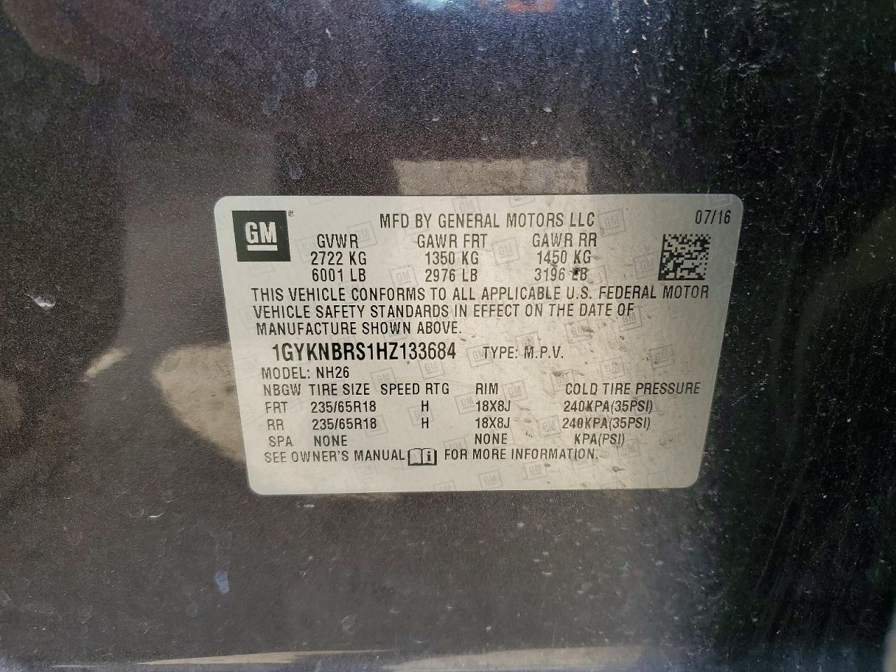 2017 Cadillac Xt5 Luxury - zdjęcie 13
