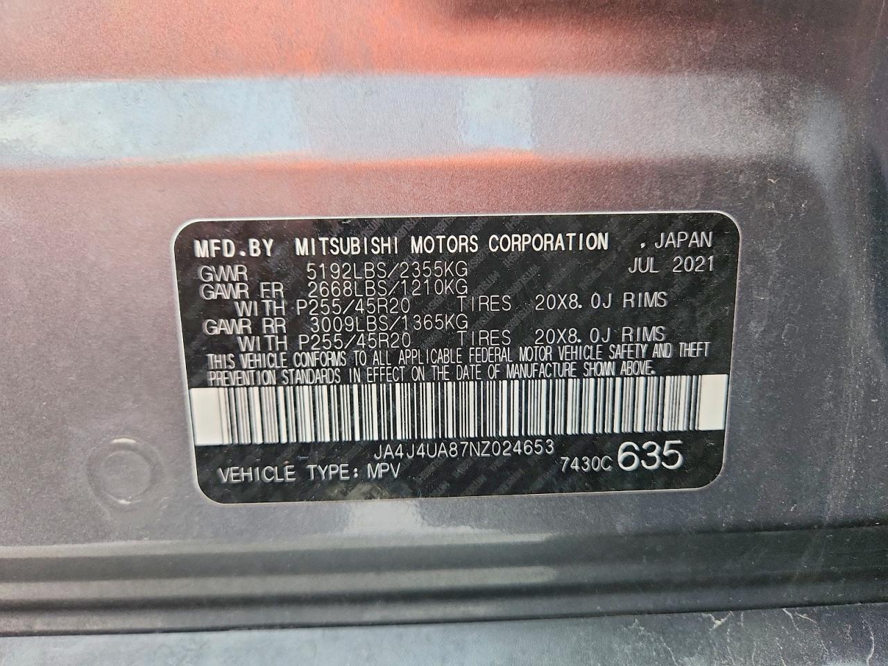2022 Mitsubishi Outlander Se - zdjęcie 13
