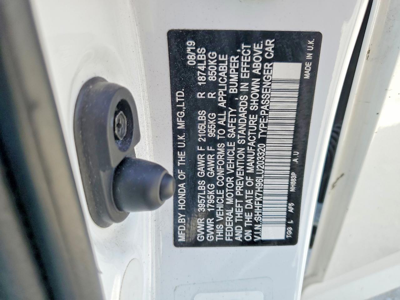 2020 Honda Civic Sport Touring - zdjęcie 12