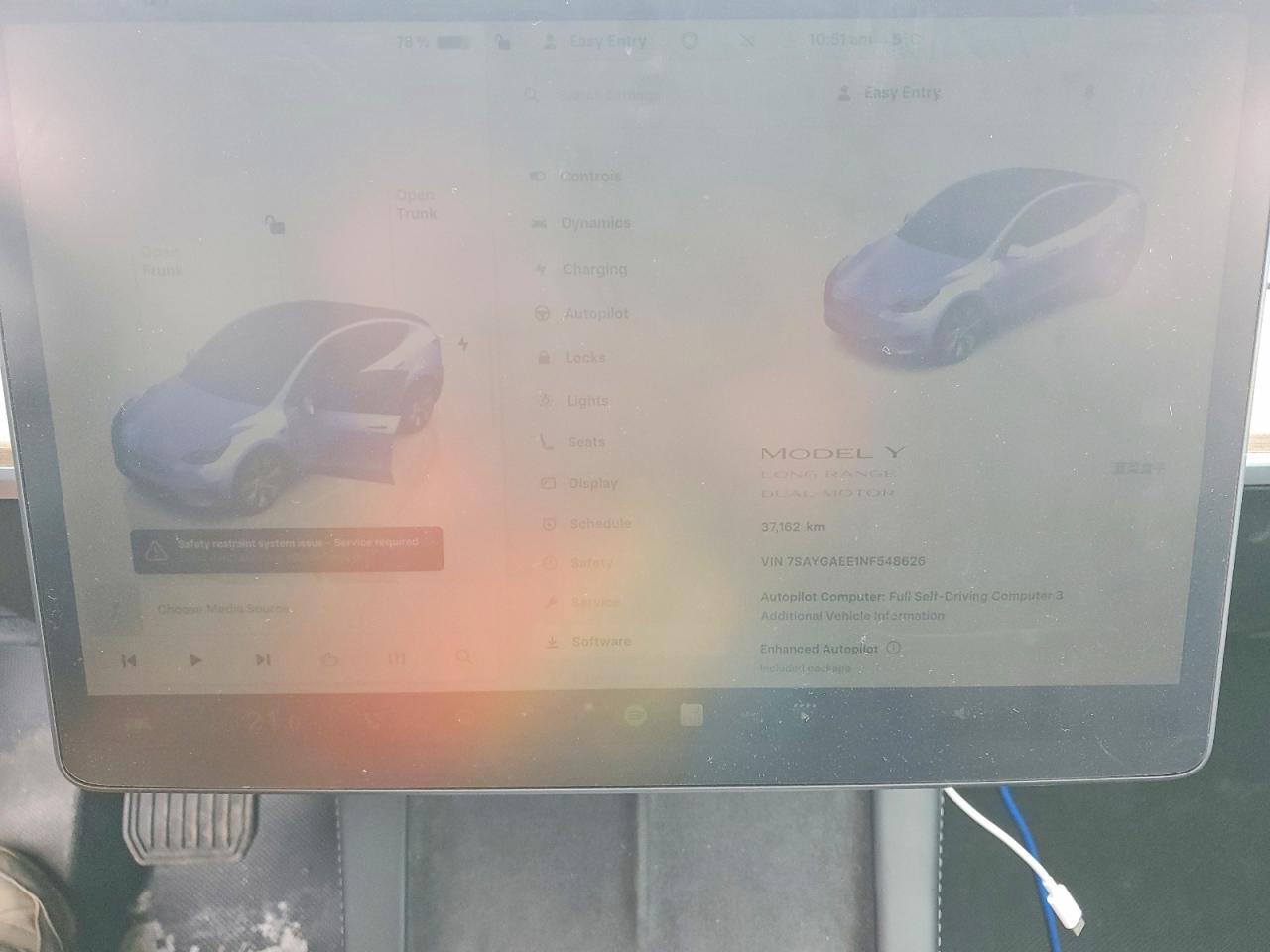 2022 Tesla Truck/Van Model Y 75D Long Range 4Dr Awd - zdjęcie 9