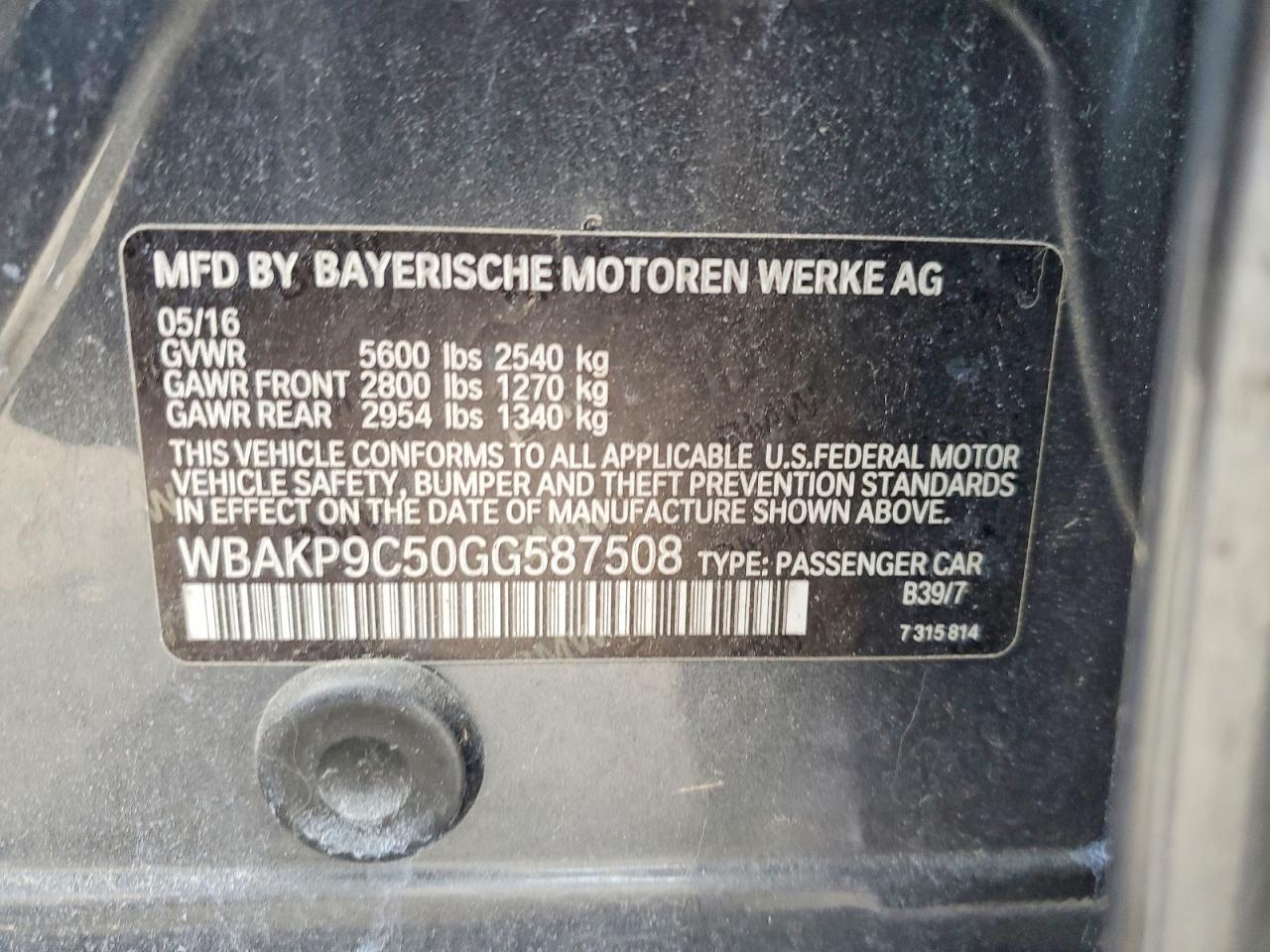 2016 BMW 550 Xi - zdjęcie 12