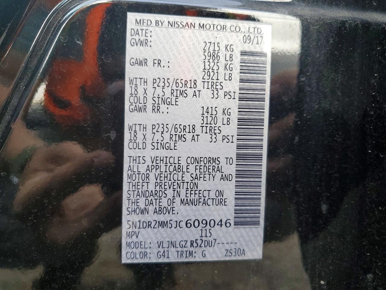 2018 Nissan Pathfinder Sl - zdjęcie 13