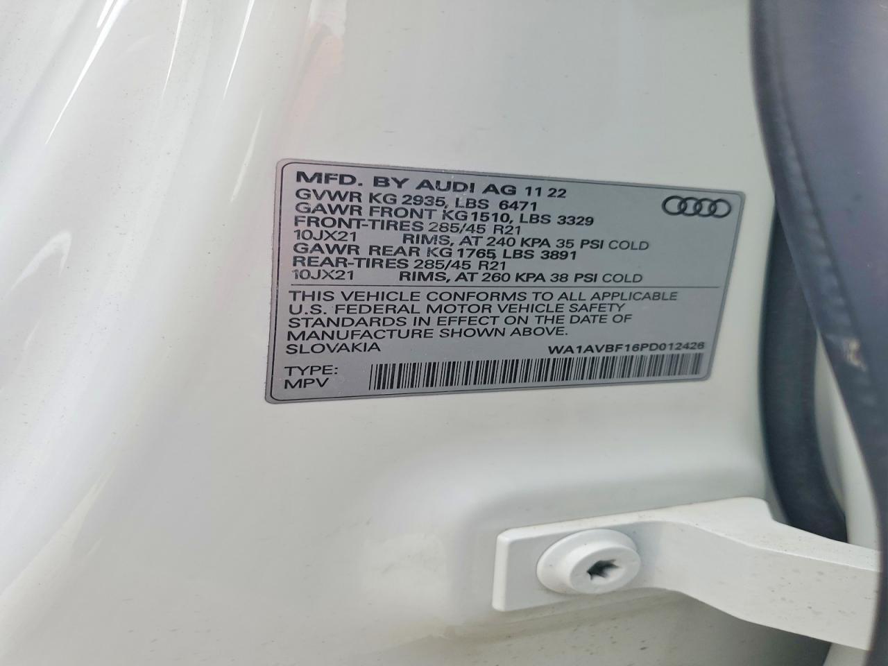 2023 Audi Q8 Premium - zdjęcie 13