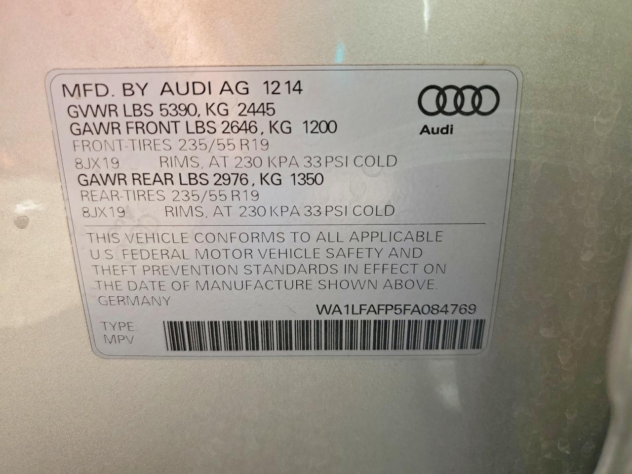 2015 Audi Q5 Premium Plus - zdjęcie 13