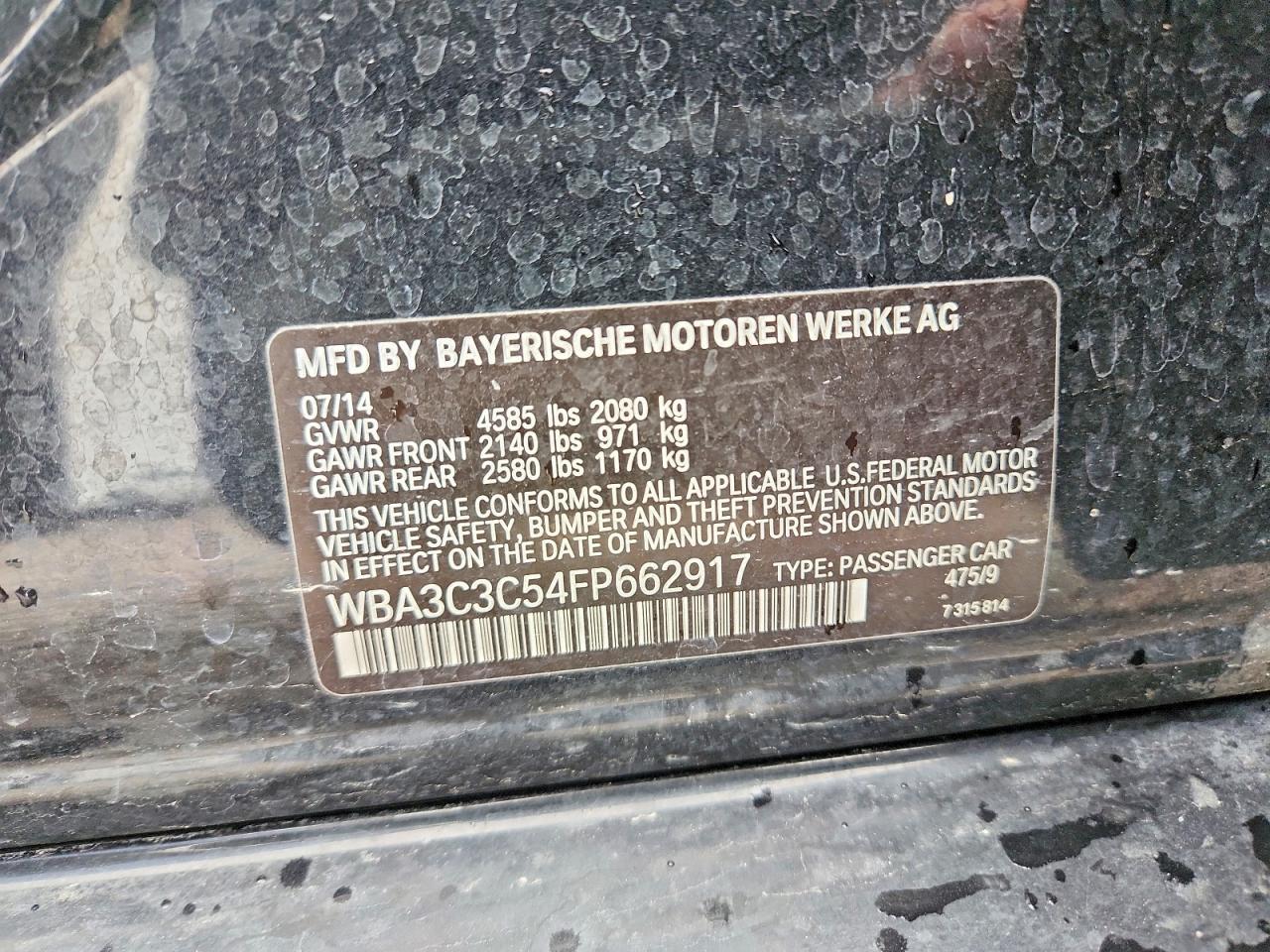 2015 BMW 320 I xDrive - zdjęcie 12