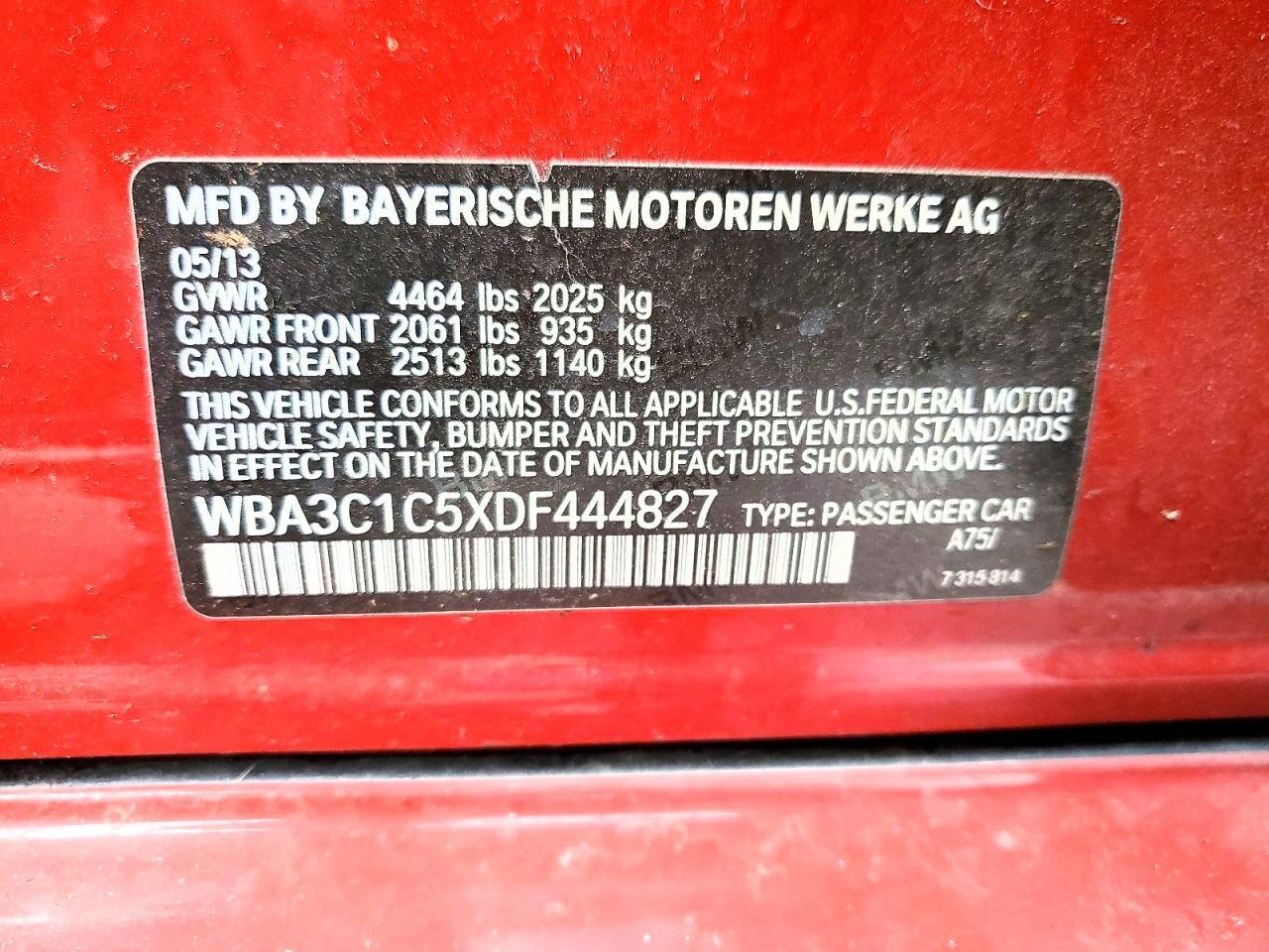 2013 BMW 328 I Sulev - zdjęcie 13