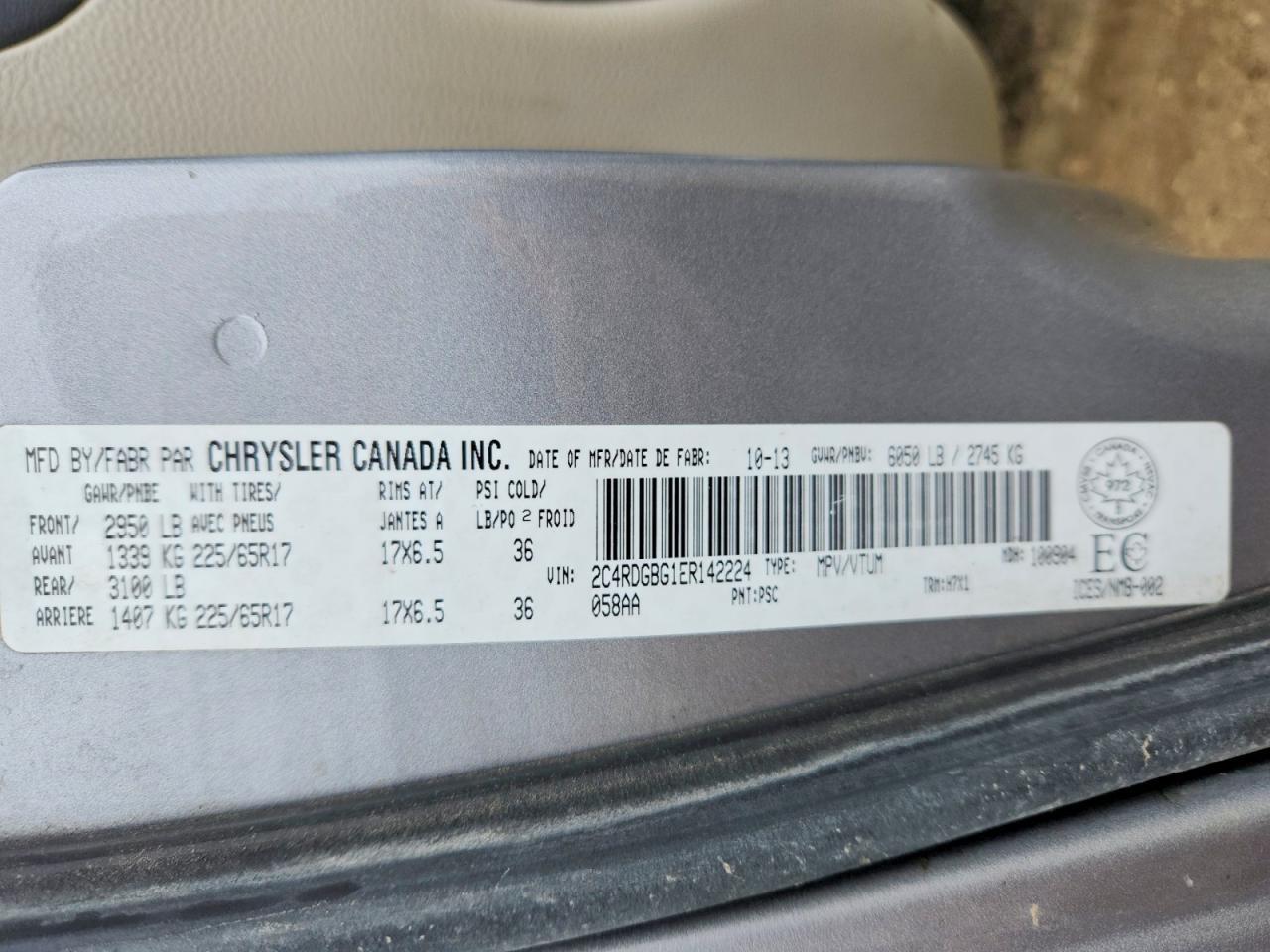 2014 Dodge Grand Caravan Se - zdjęcie 13