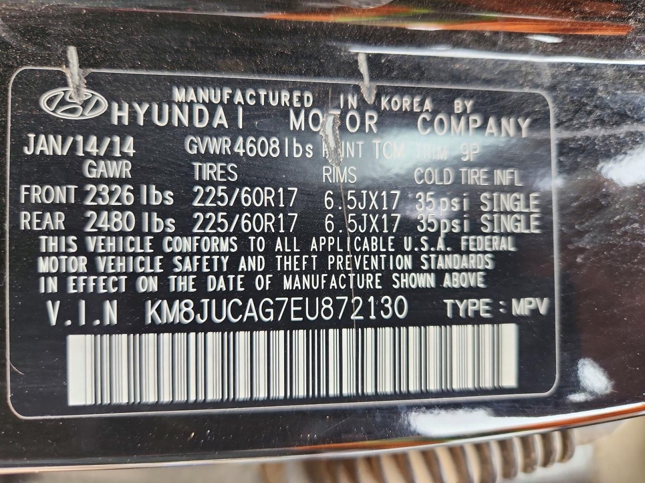 2014 Hyundai Tucson Se - zdjęcie 14