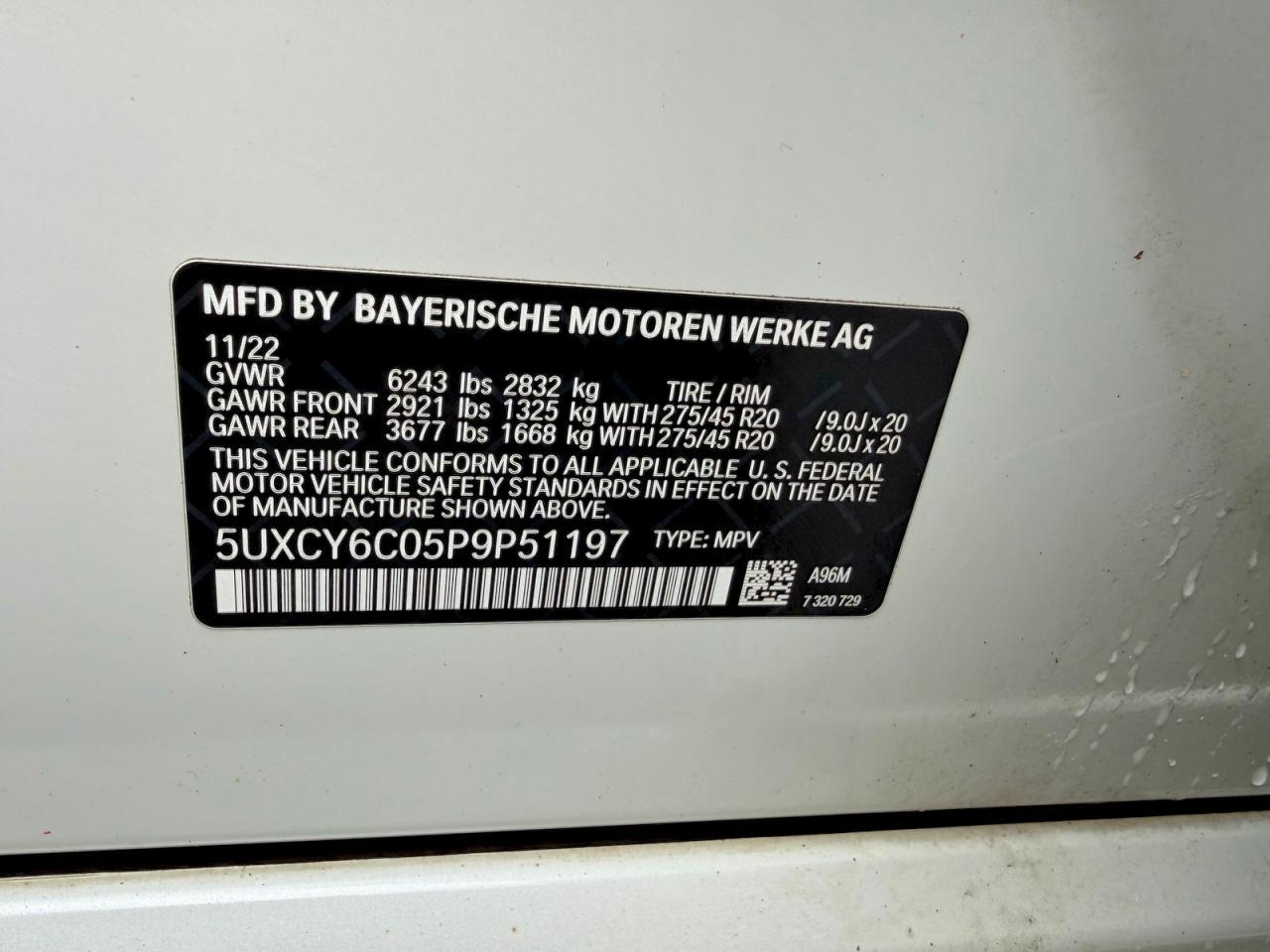 2023 BMW X6 xDrive40I - zdjęcie 10