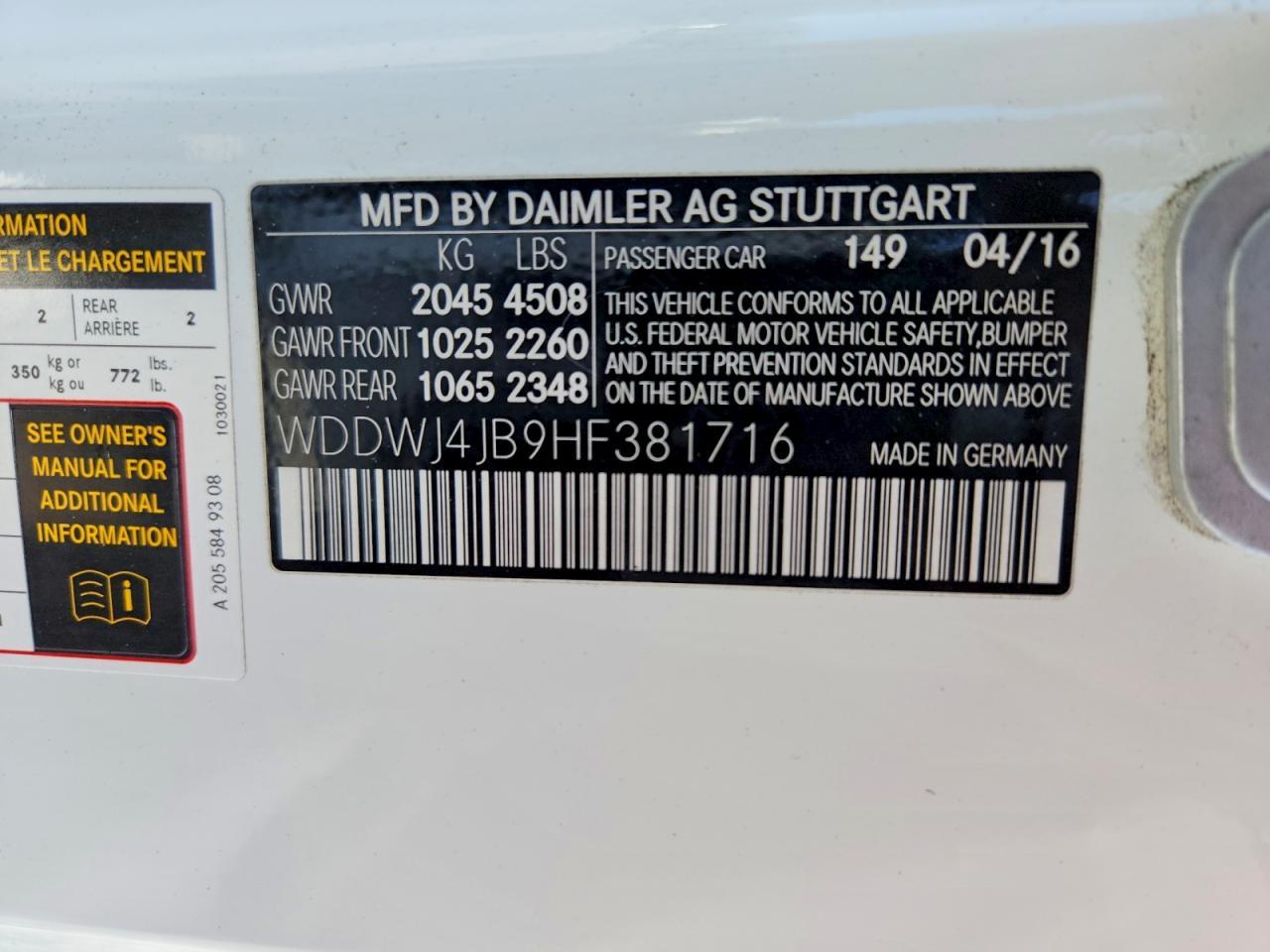 2017 Mercedes-Benz C 300 - zdjęcie 12