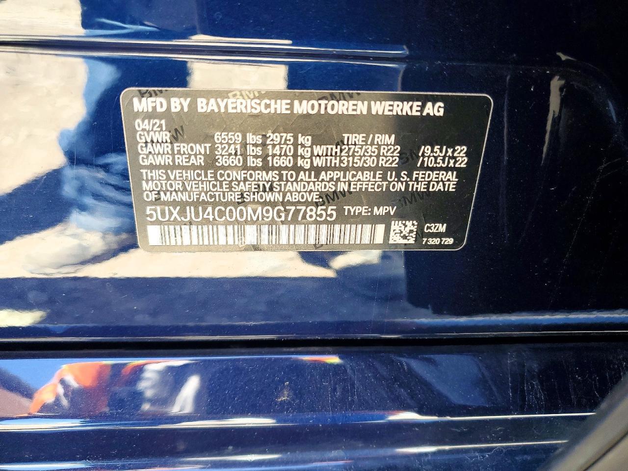 2021 BMW X5 M50I - zdjęcie 13
