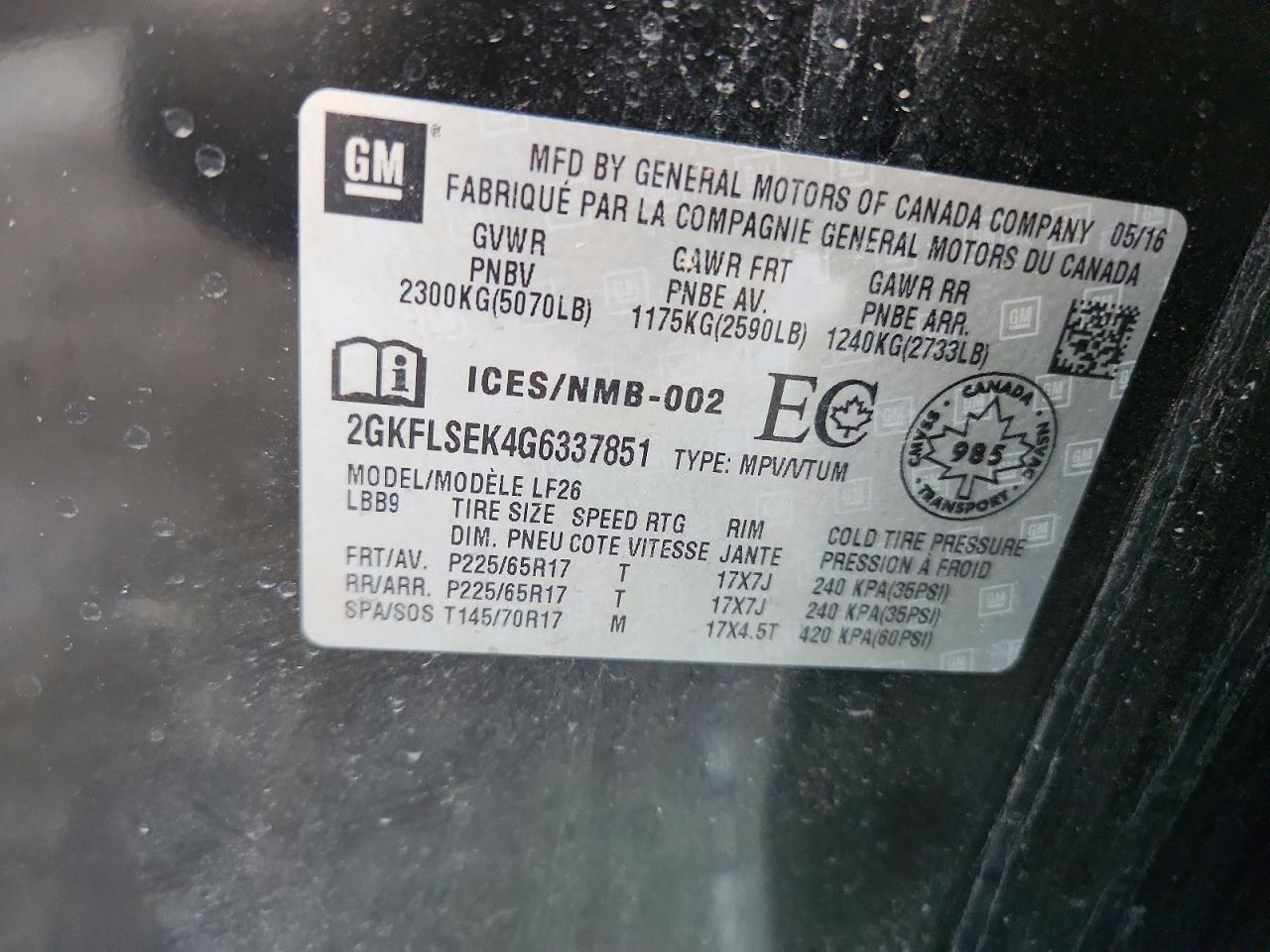 2016 GMC Terrain Sle - zdjęcie 13