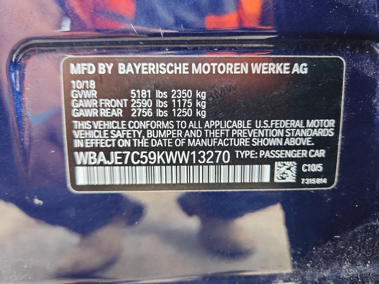 2019 BMW 540 Xi - zdjęcie 12