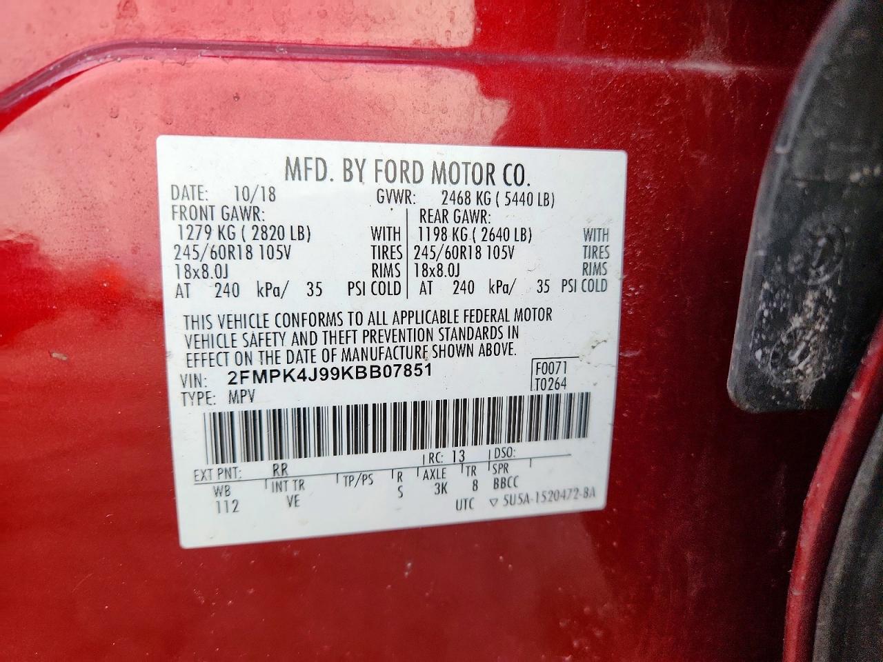 2019 Ford Edge Sel - zdjęcie 13