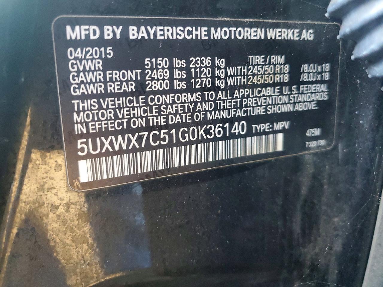 2016 BMW X3 xDrive35I - zdjęcie 13