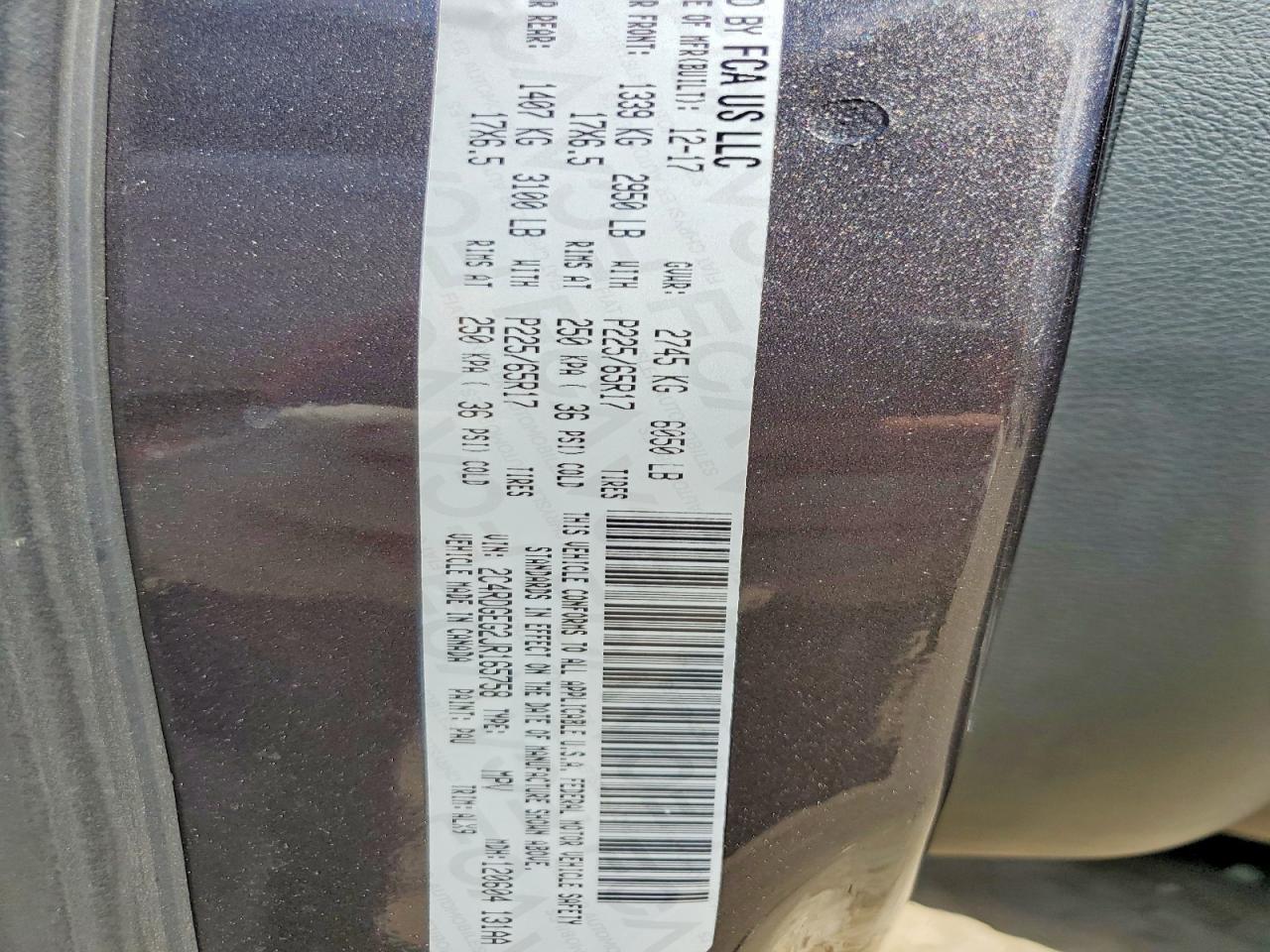 2018 Dodge Grand Caravan Gt - zdjęcie 14