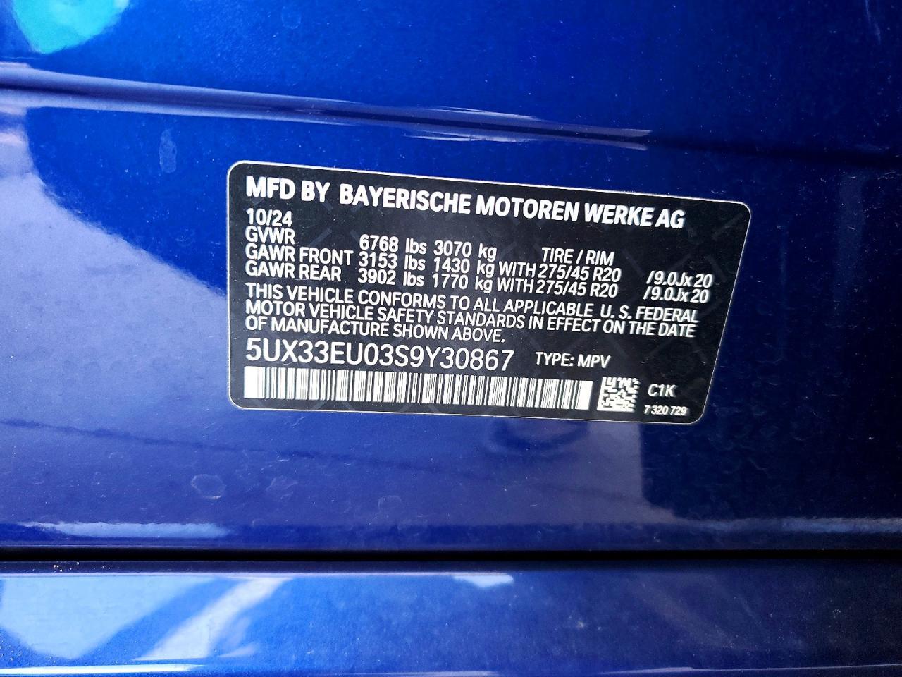 2025 BMW X5 M60I - zdjęcie 12