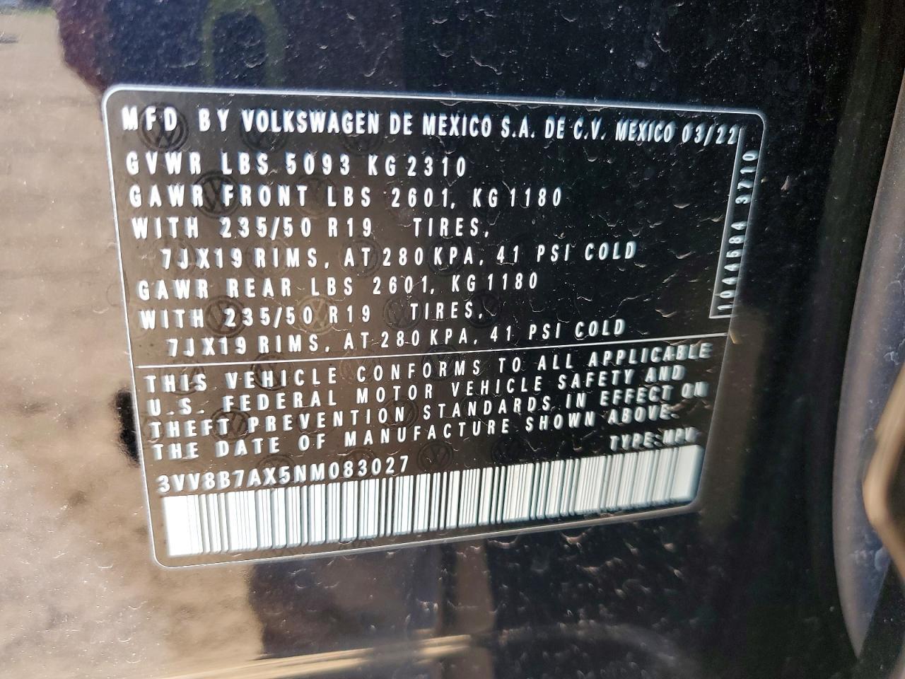 2022 Volkswagen Tiguan Se R-Line Black - zdjęcie 13