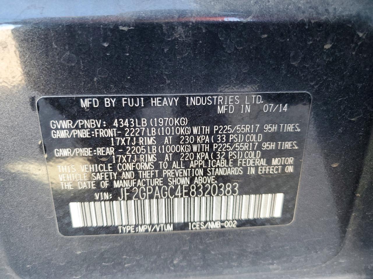 2014 Subaru Xv Crosstrek 2.0 Limited - zdjęcie 12
