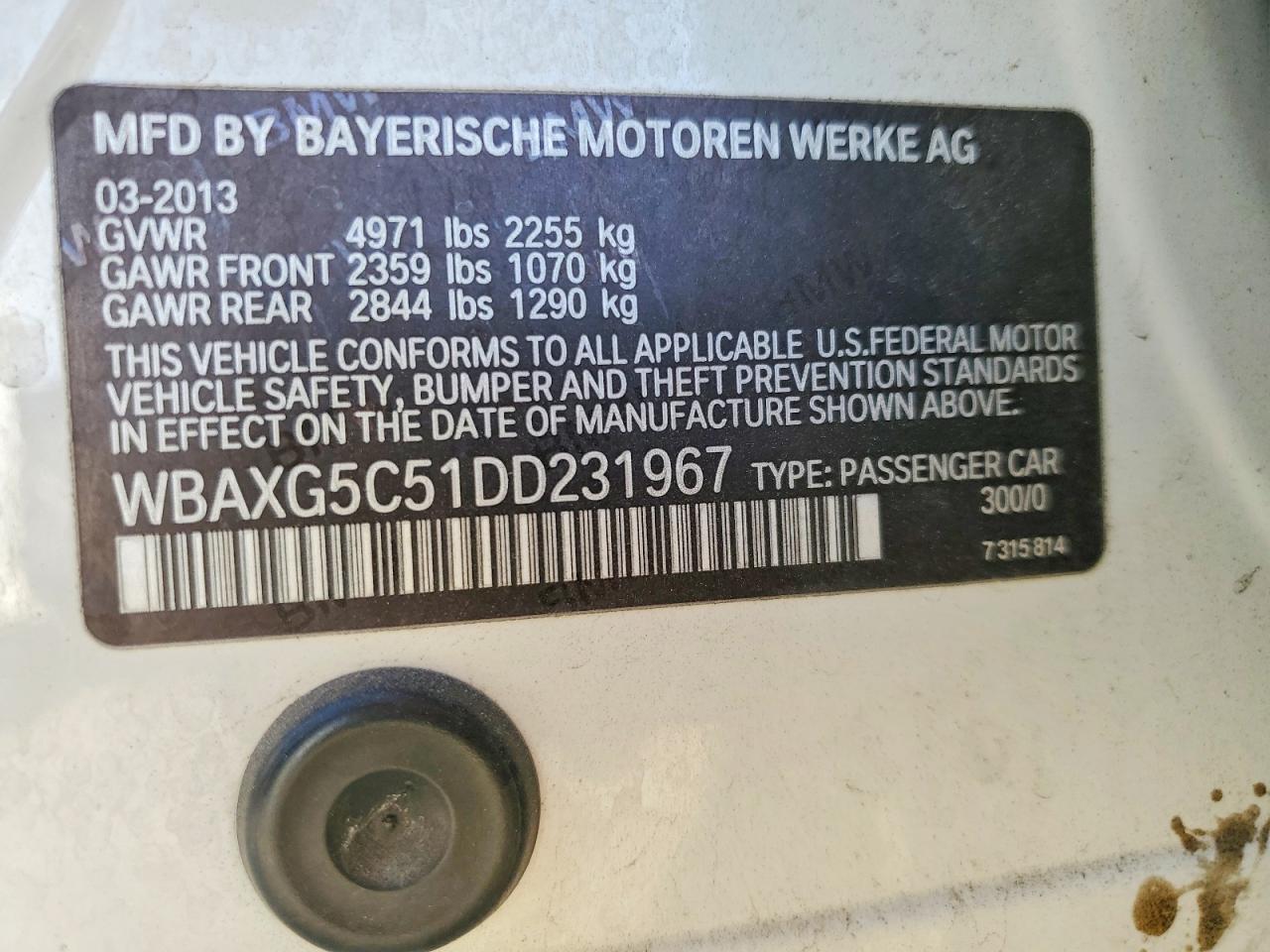 2013 BMW 528 I - zdjęcie 12