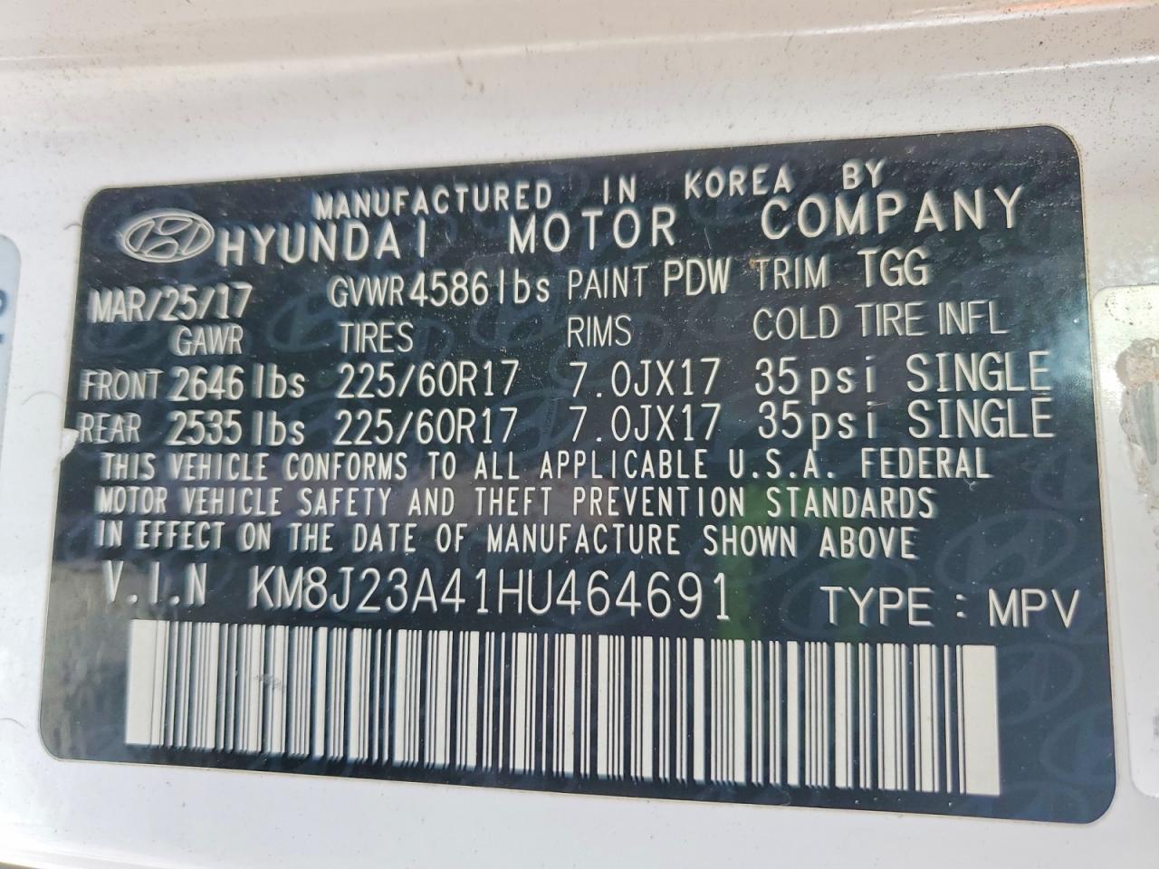 2017 Hyundai Tucson Se - zdjęcie 13