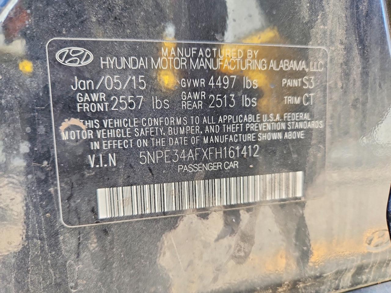 2015 Hyundai Sonata Limited - zdjęcie 12