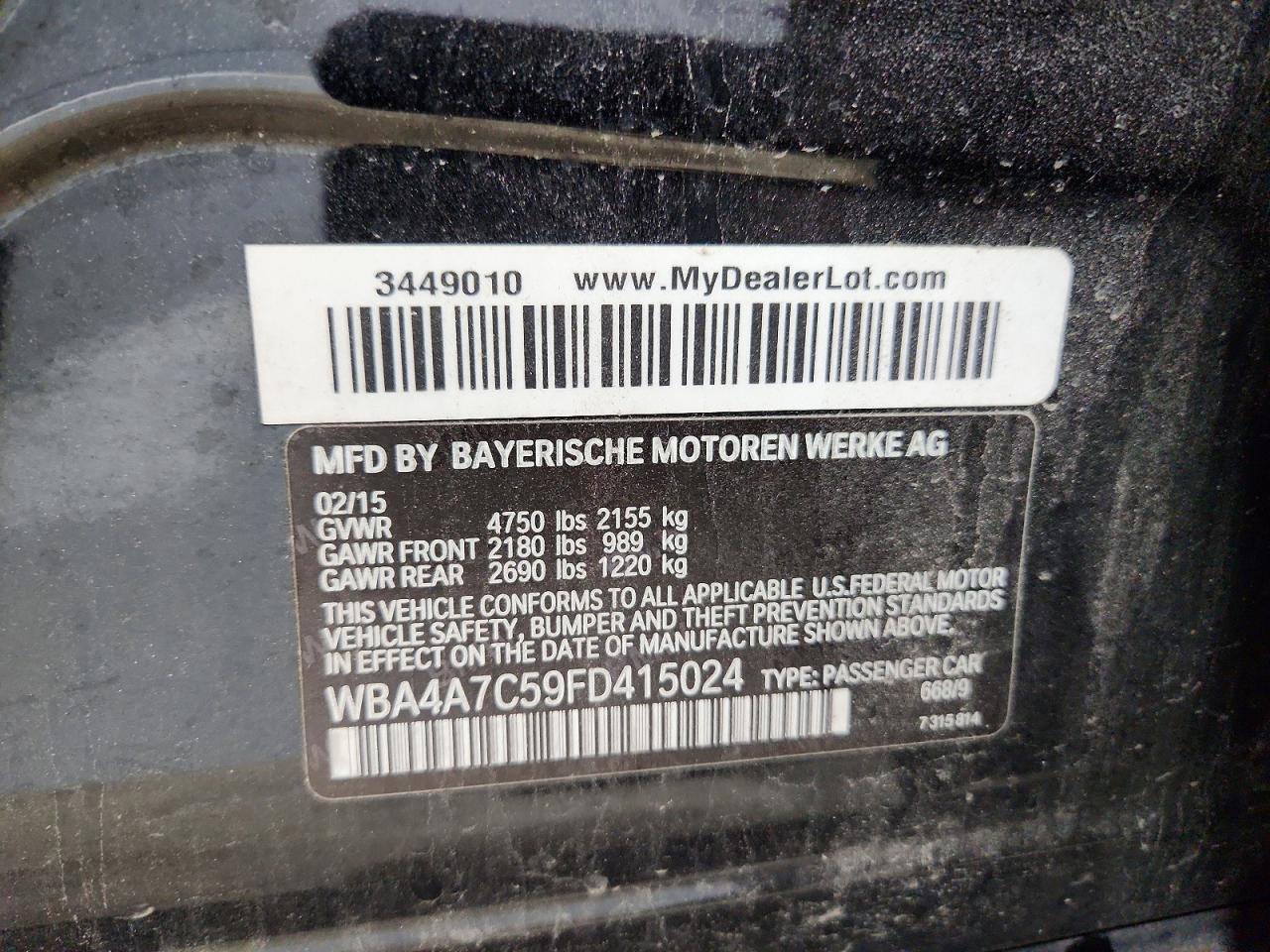 2015 BMW 428 Xi Gran Coupe - zdjęcie 12