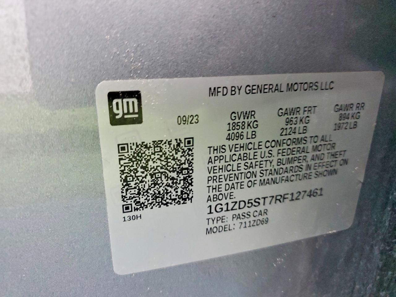 2024 Chevrolet Malibu Lt - zdjęcie 12