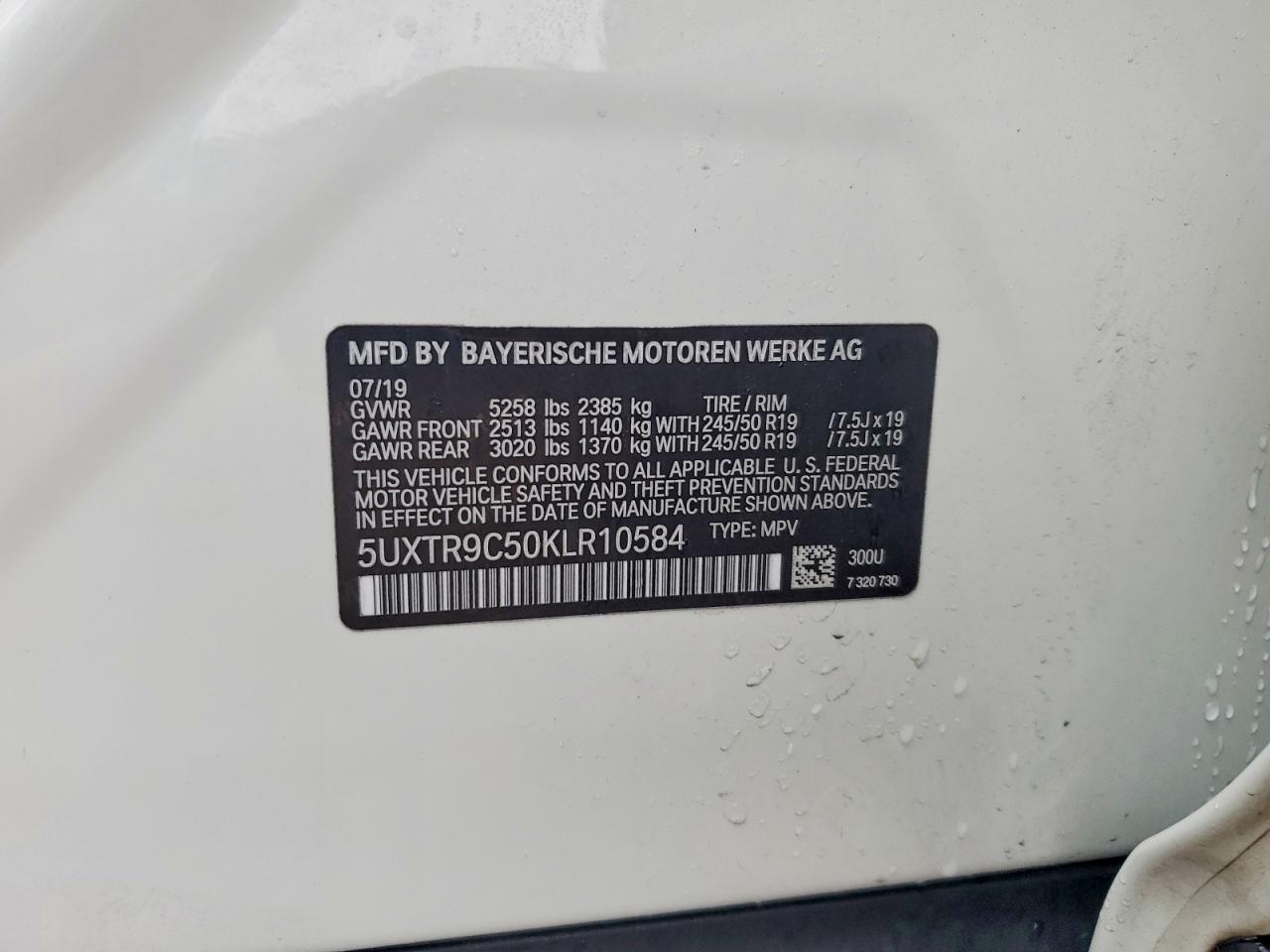 2019 BMW X3 xDrive30I - zdjęcie 14
